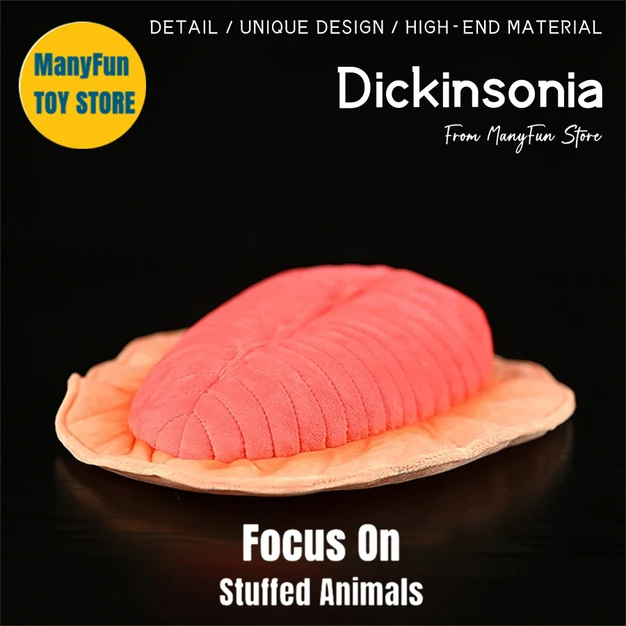 

Realistic Dickinsonia Plush Toy Jellyfish Plushie Ediacaran paleontology Peluche Lifelike Stuffed Animals Simulation Doll Toys