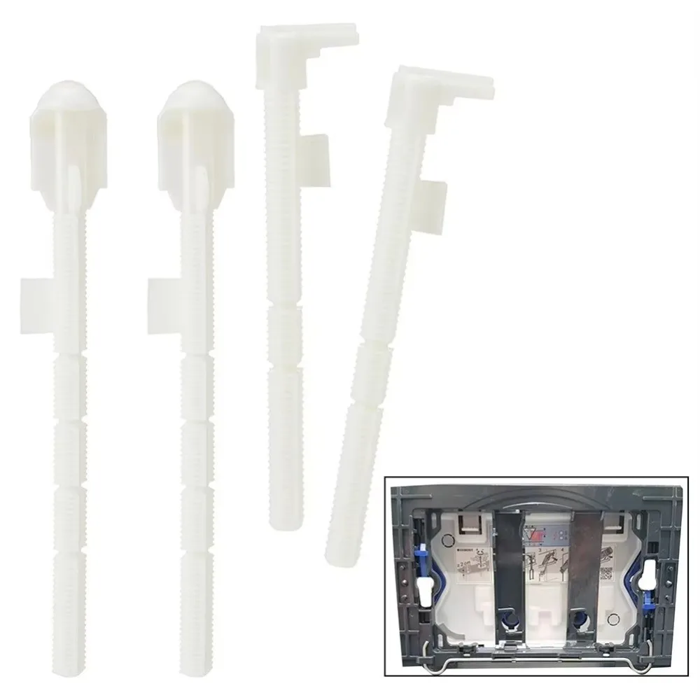 Replacement Toilet Push Rod Set Push Button Type ABS Flush Handle Actuator Adjustable Length for Geberit Sigma01 20 50