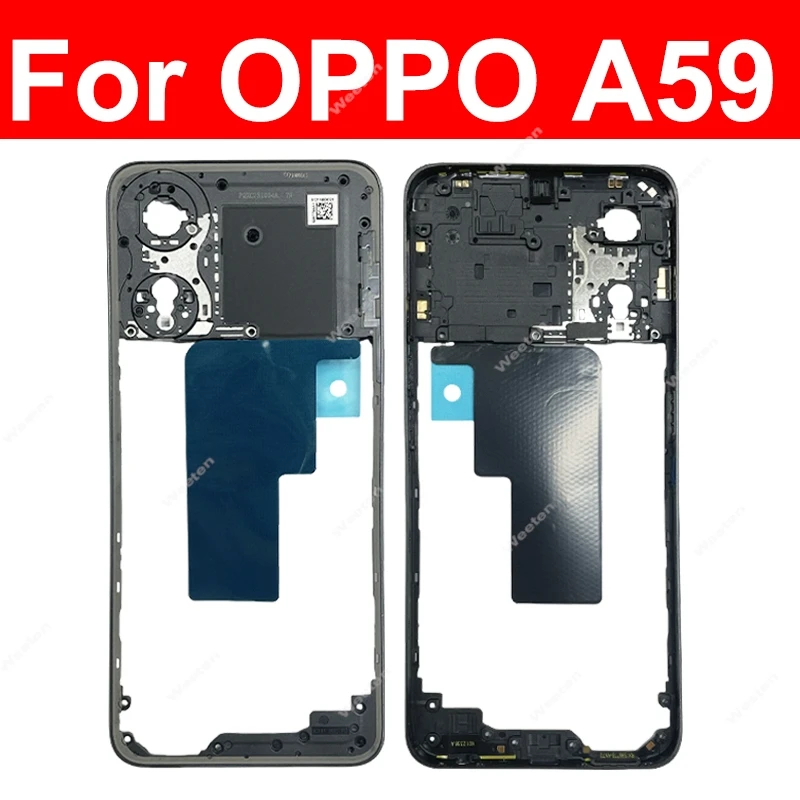 

For OPPO A59 5G 2023 CPH2617 Middle Housing Middle Frame Housing Holder Cover Replacement