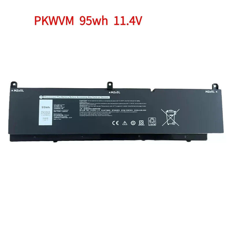 

Аккумулятор для ноутбука 95WH PKWVM L для DELL Precision 7550 7560 7750 7760 Series P44E P93F C903V CR72X 17C06 0CR72X