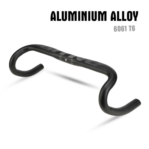 Imagen 2 del producto Manillar de bicicleta de carretera GITNU 31,8x380/400/420/440mm aleación de aluminio barra de caída piezas de bicicleta diseño aerodinámico