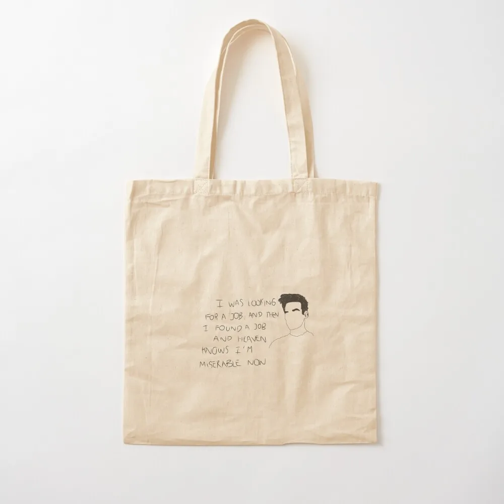 

The smiths aesthetic fan art Tote Bag Customizable tote bag Big bag women Canvas for women Canvas Tote