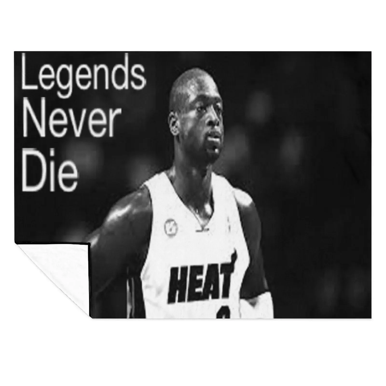 

Dwyane Wade - Legends Never Die Throw Blanket Custom For Baby Nap Personalized Gift Blankets