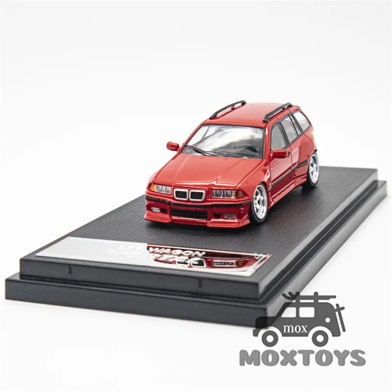 Mortal 1:64 E36 Touring White / Red Diecast Model Car