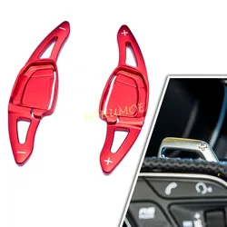 Para audi rs4 rs5 rs6 rs7 2020-2023/rs3 2022-2023 rs e-tron gt alumínio volante engrenagem shift paddle shifter extensão vermelho