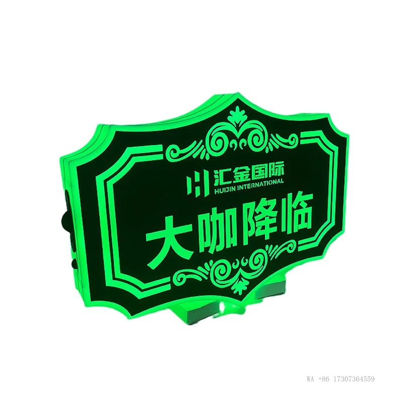 LEDColorful -made handheld signs for birthday celebrations and hotel support KTVThe master of atmosphere props