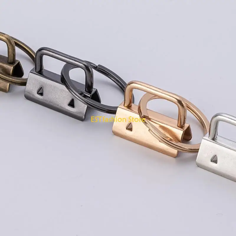 Y5GC 6pack Detachable Spring Rings Rusts Proof Spring Rings Color Keychains for Various Applications