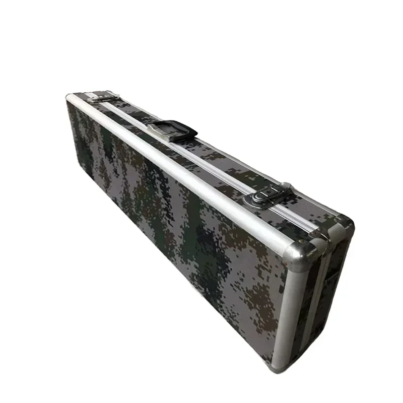 2024 New aluminum alloy camouflage equipment box, multi-function box, aluminum alloy instrument box sponge lining customization