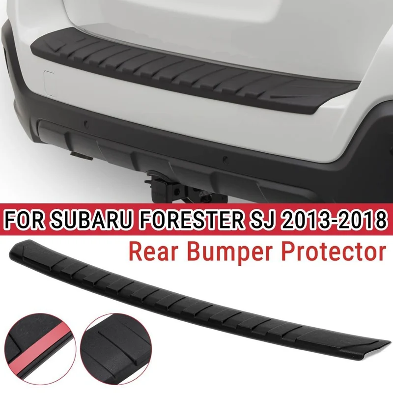 Rear Bumper Protector Sill Trunk Rear guard Tread Plate Trim FOR SUBARU FORESTER SJ 2013-2018 2019-2023 Car Exterior Parts