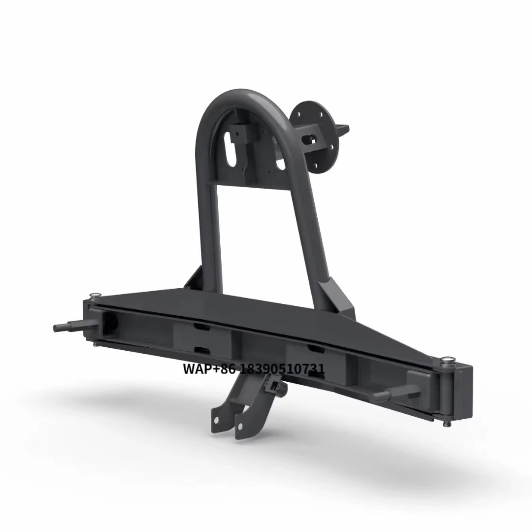 958 Rear Bumper with Tire Rack and Tow bar Off-road Compatible with 2010 - 2016 Models