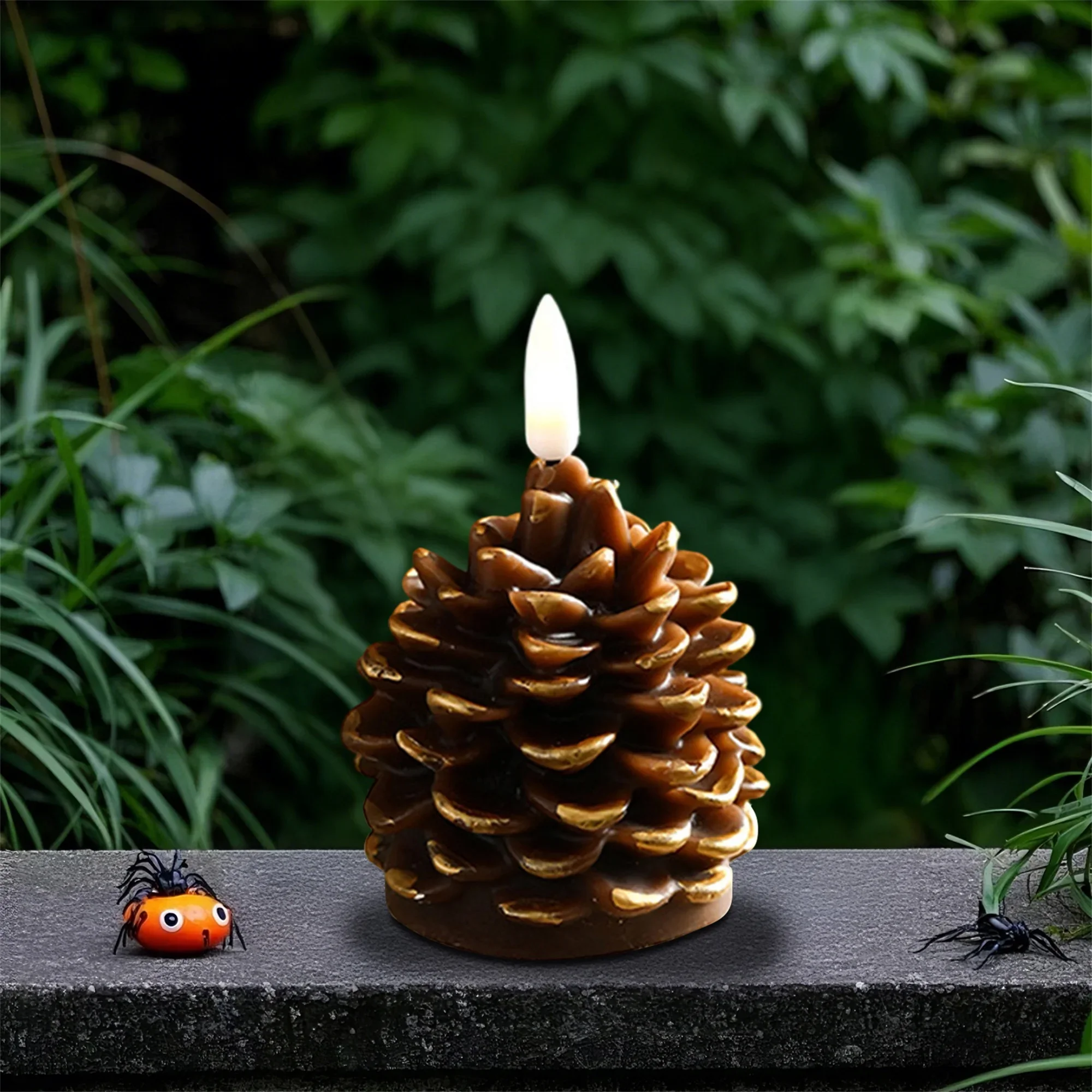 مجموعة شموع عديمة اللهب LED مكونة من 3 شموع وامضة تعمل بالبطارية مع مؤقت تحكم عن بعد لديكور المنزل وحفلات الزفاف وعيد الميلاد #2