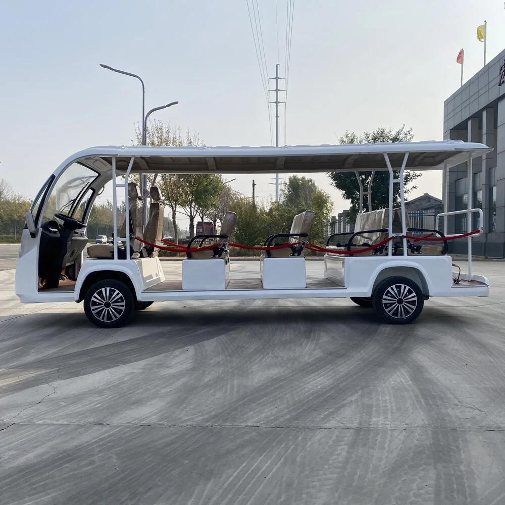 New high-quality golf cart, 11 seat shuttle bus, electric sightseeing bus