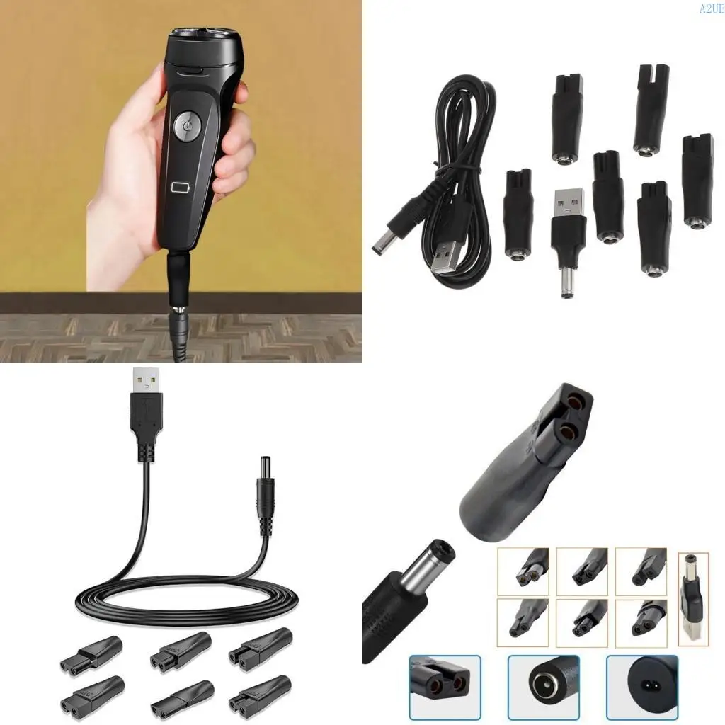 A2UE Charging Cables for Shavers Clippers and Home Appliances Power Cord USB Adapter