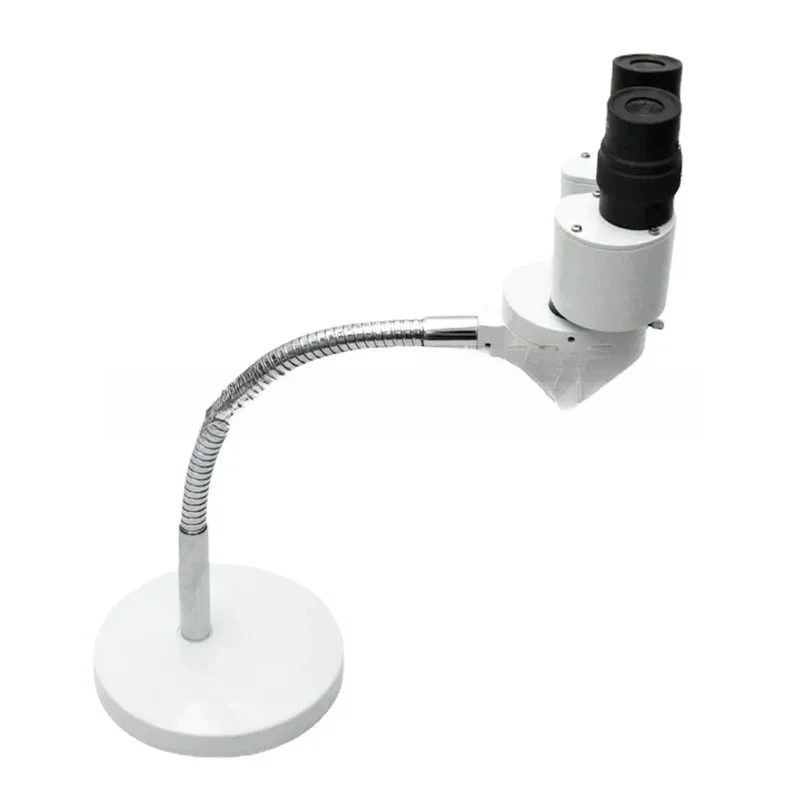 PCB RepairRX-6D 8X With LED Light Binocular Stereo Microscope Adjustable Hose Dentist Oral Soldering