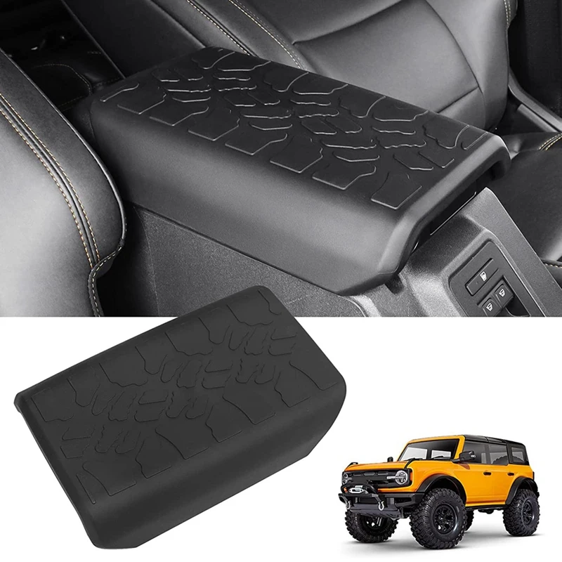 Center Console Armrest Cover Armrest Box Cover Car Armrest Pad Cover For Ford Bronco Accessories 2021 2022 2023