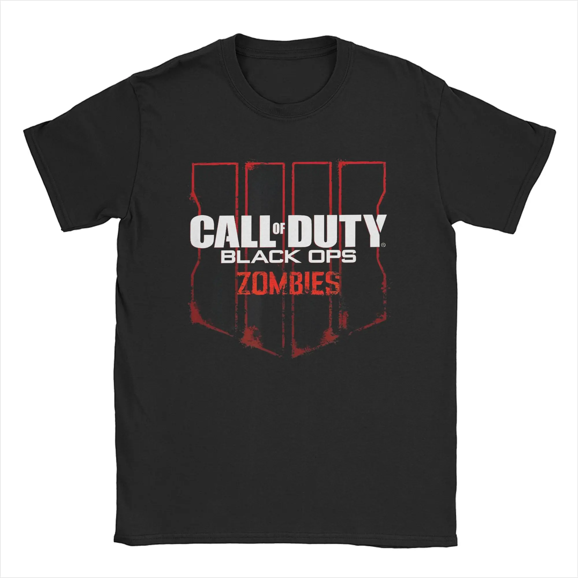 Men Call Game Dutys Black Ops T Shirts Zombies 100% Cotton merchandise Funny Short Sleeve Crew Neck Tees Printed T-Shirt