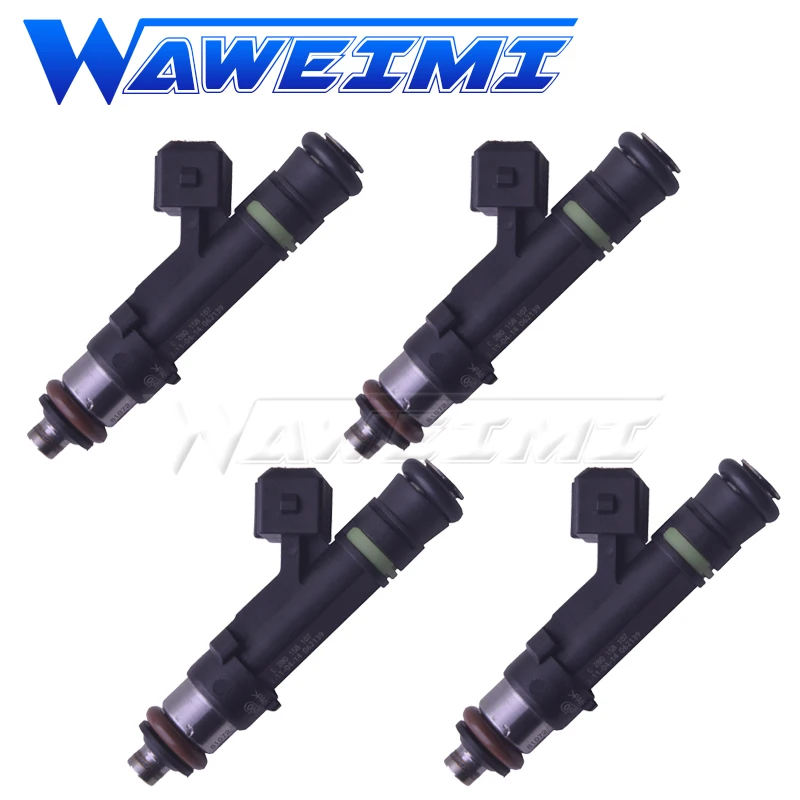

WAWEIMI OEM 028158107 Fuel Injector 4 PCS Set Reliable Great Performance for Lada Niva II 1.7L 2000-2016 UAZ Patriot Hunter 2.7L