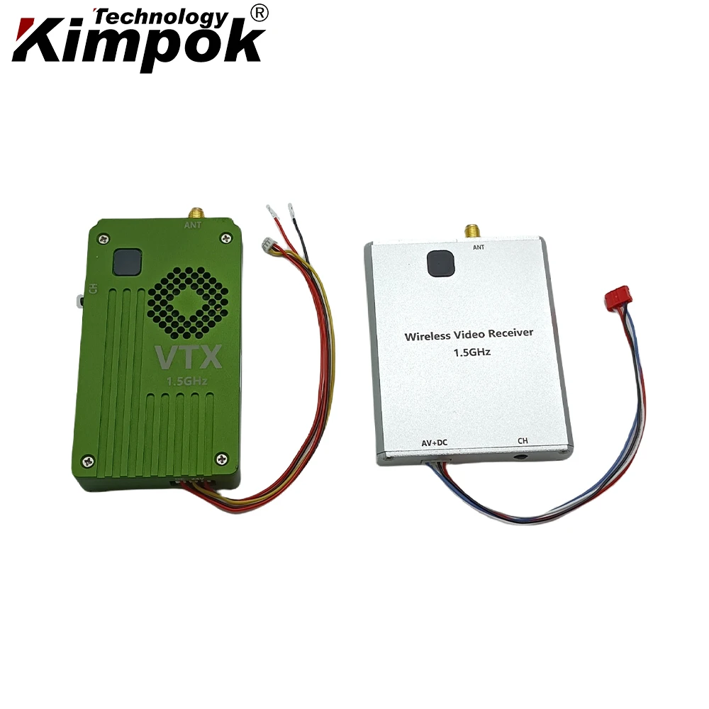 40Km Los Fpv 1.5Ghz 8W Wireless Video Transmitter and Receiver for Image Transmission