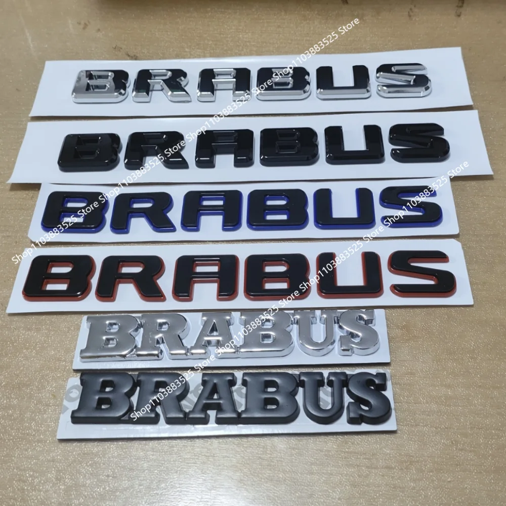 

Car Door or Rear Trunk Emblem Badge Sticker For Brabus w212 w204 w205 w463 w464 w221 w213 w206 w253 Modified Accessories