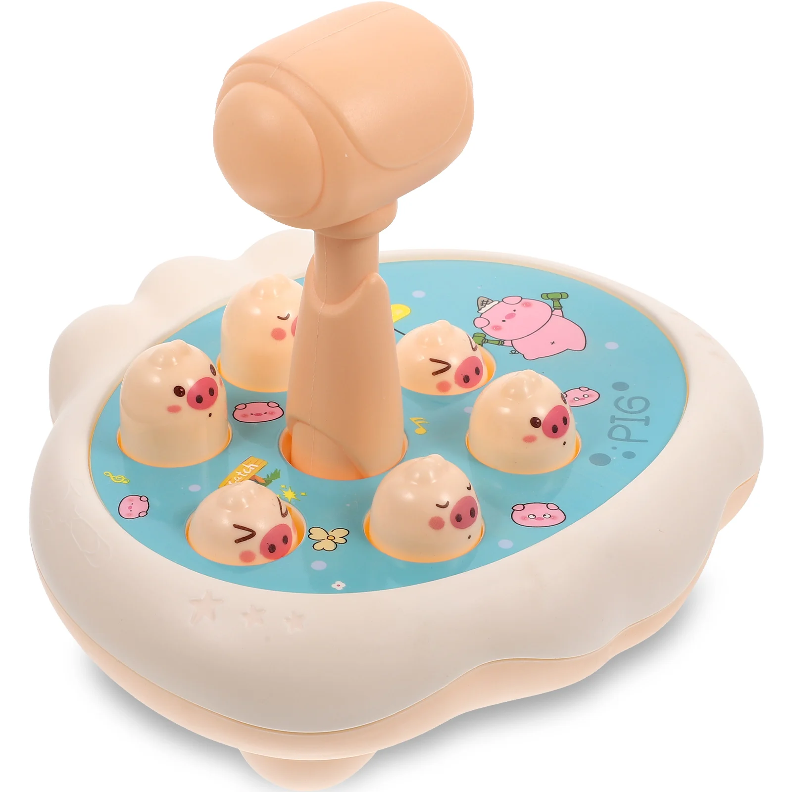 1 set di forme di animale Whack per bambini che martellano il giocattolo Martellando il gioco da banco per lo sviluppo educativo del bambino Colore cognitivo