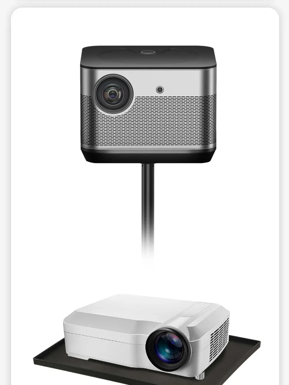1pcs Projector Tripod Tray Holder For Projector Monitor Smartphone Camera Laptop Microphone Equipment