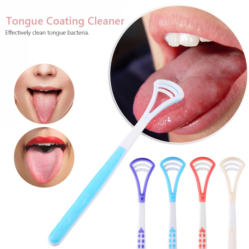 

Silicone Tongue Scraper Tongue Cleaner Remove Halitosis Tongue Coating Oral Care Tongue Scraping Brush To Keep Fresh Breath