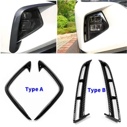 For Hyundai Tucson NX4 2020 2021 2022 2023 ABS Front Fog Light Lamp Cover Eyebrow Wind Trim Bumper Molding Eyelid Decor