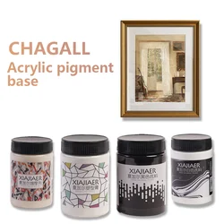 300ml/xiajiaer black and white primer Plasticizing paste acrylic medium acrylic pigment additive