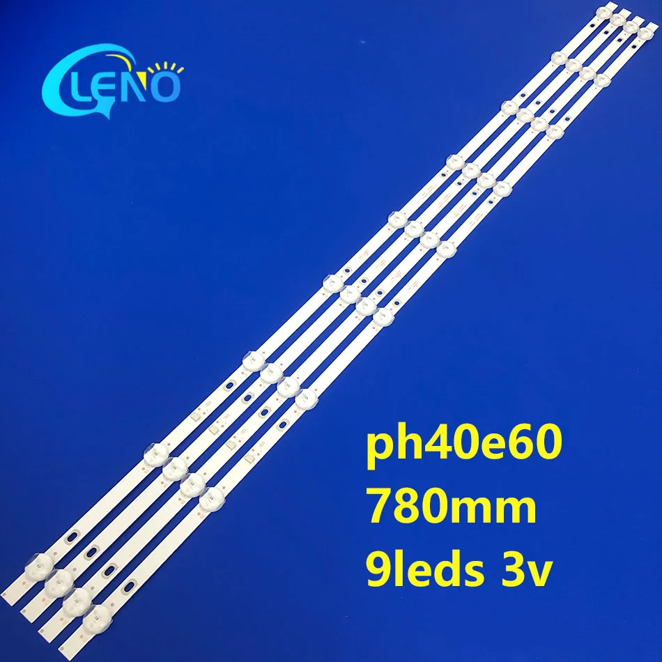 

5/10kit LED Backlght Strip 9lamp for SJ.BK.D4000901-2835ES-M Ph40e60dsgwa Ph40e60