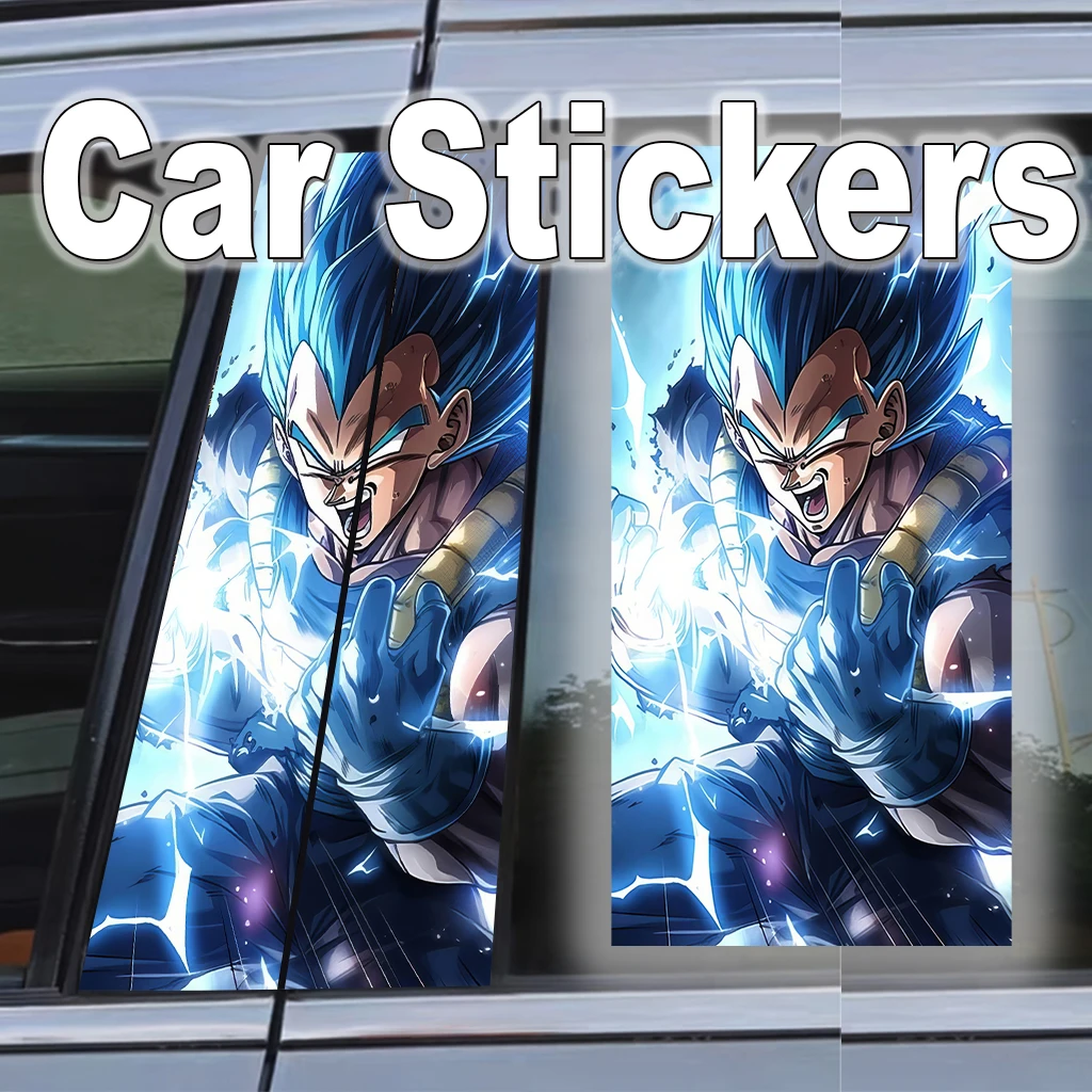 

Dragon Ball Car Door B Pillar Decal Waterproof Sticker Super Saiyan Anime Self-adhesive Decor Gift Car Exterior Accessories