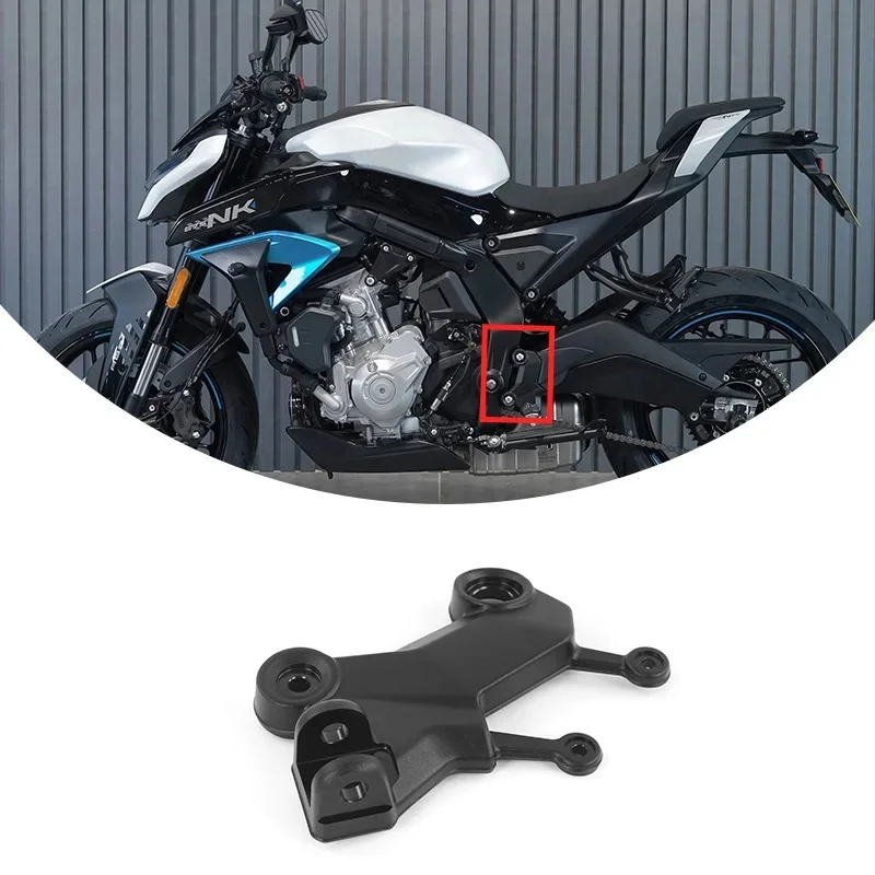 For CFMOTO 675NK Left and Right Front Footpeg Brackets Motorcycle Accessories Footrest Pedal CF Moto 675 NK CF650-11 Moto Parts