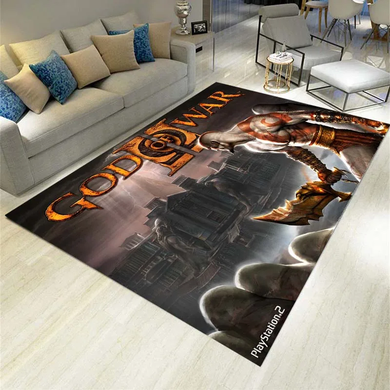 The Mar Classic Game Character Print Living Room Carpet Anti-slip Durable Floor Mat Living Room Decoration Rugs Bedroom Decor