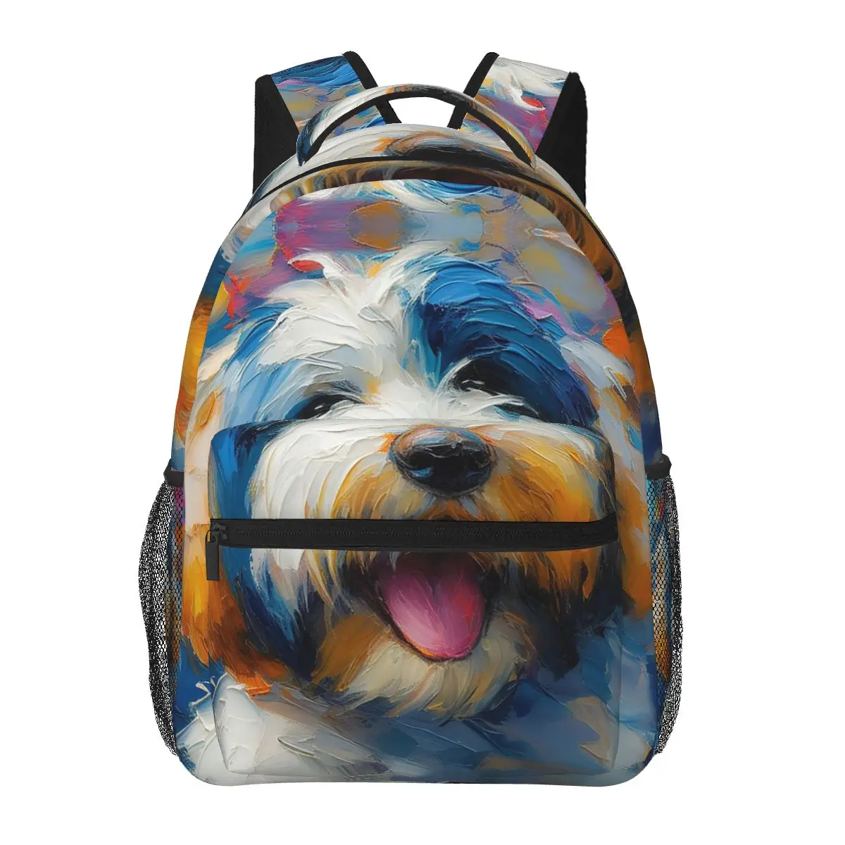 The Watchful Old English Sheepdog Backpacks Boys Girls Bookbag Children School Bags Kids Rucksack Shoulder Bag Large Capacity