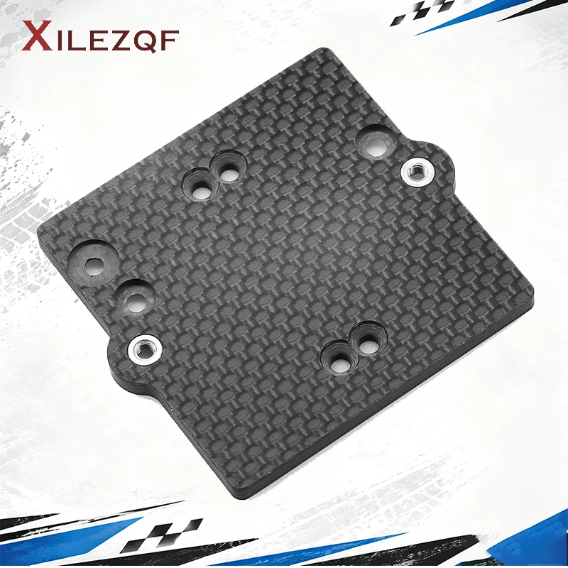 4mm Carbon Fiber ESC Tray Plate Receiver Mount for Arrma 4S 1/10 Kraton Outcast 1/8 Mojave Spektrum 150A Max Upgrade Part