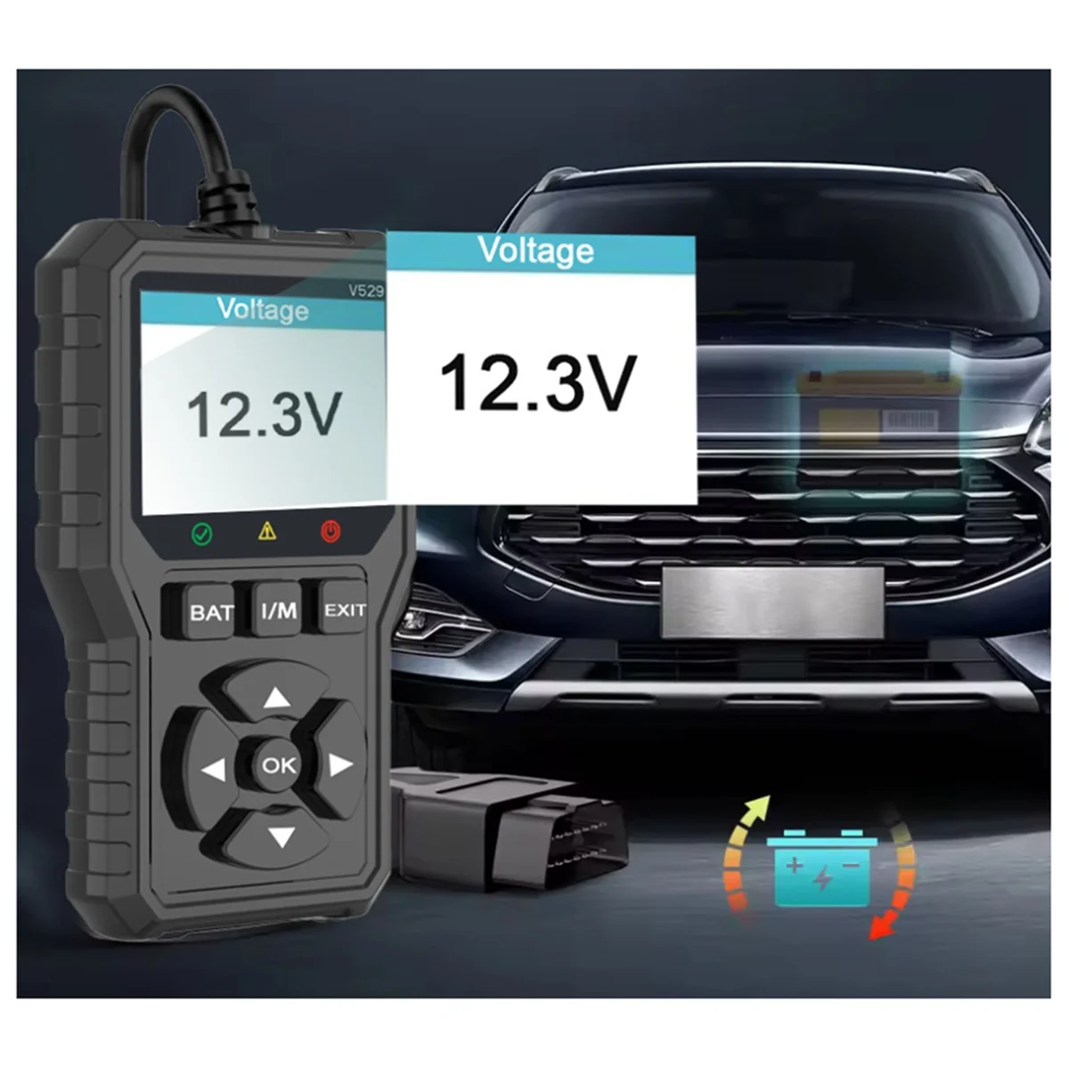 B43C سيارة Obd2 الماسح الضوئي أداة تشخيص رمز القارئ محرك خطأ رمز القارئ الماسح الضوئي أداة مسح السيارة