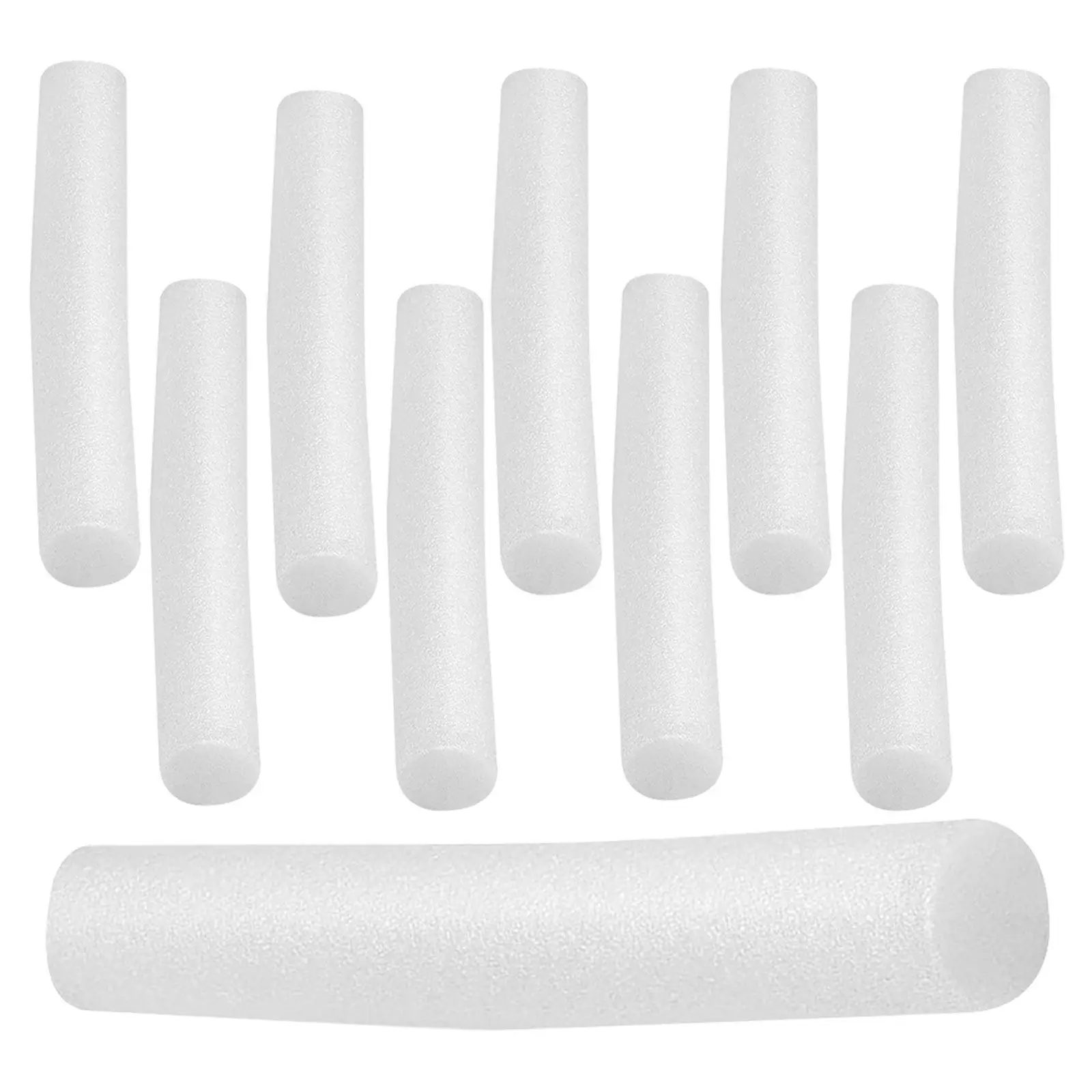 10 unidades de varillas de espuma para sofá de 10.6"X0.86" con almohadillas antideslizantes para muebles, agarres para cojines de sofá, varillas de ajuste y relleno de huecos, piezas para muebles