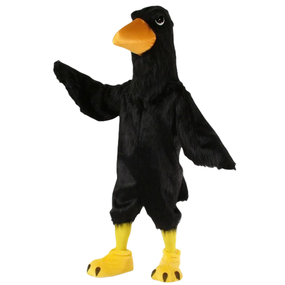 Costume de mascotte de corbeau noir personnalisé, kit de déguisement, thème de la mascotte Gelanime, déguisement de carnaval, Gel808