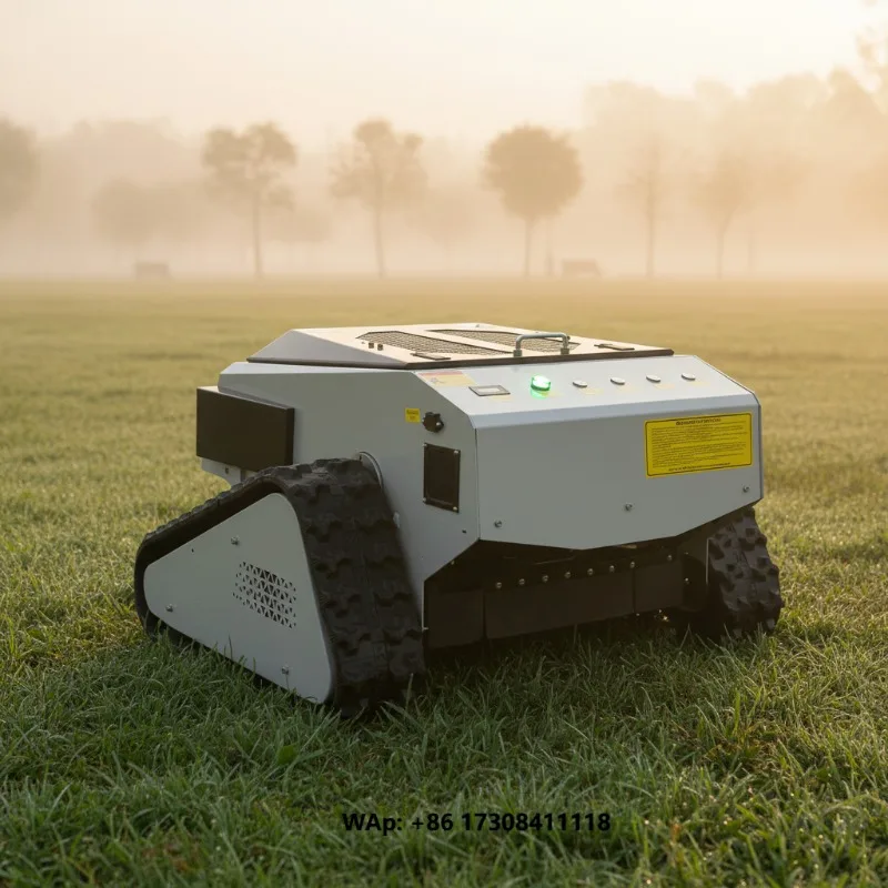 Professional Electric Brush Mower with Lithium Battery Remote Control for Lawn Farm and Landscaping Tasks