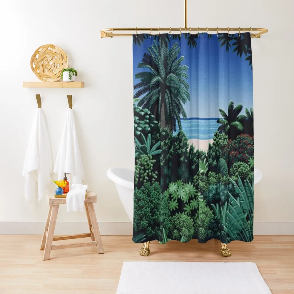 

Hiroshi Nagai The Jungle poster Shower Curtain Washable Waterproof Fabric Shower Waterproof Fabric Shower For Bathrooms Curtain