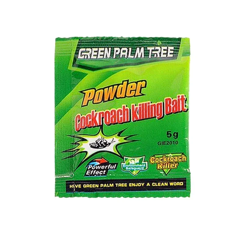 20PCS Cockroach Repellent Effective Killer Eco-Friendly Medicine Cockroach Powder Bait Special Insecticide Control Powder Lures