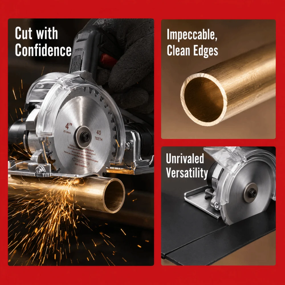 4 Inches Circular Saw Blade 40 Teeth Bore Diameter 25.4mm Wood Cutting Blade Cemented Carbide Bore Diameter 20mm