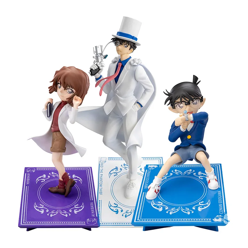 Sega Detective Conan Rachel Jimmy Kudo Haibara Ai Kuroba Kaito Landscape Figurines Action Figure Toys Doll Kids Gift