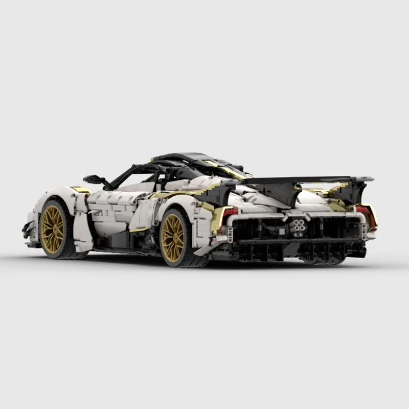Nuovo Moc Building Block Modello Super Sport Car Huayra R Evo Modular Building Block Regalo Giocattolo per bambini Set di assemblaggio fai da te