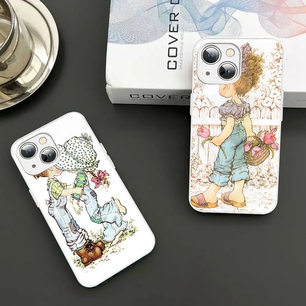 

Sarah Kay Girls Cute Tempered Glass For Iphone 14 13 12 11 Pro Mini XS MAX 14Plus X XS XR Cover