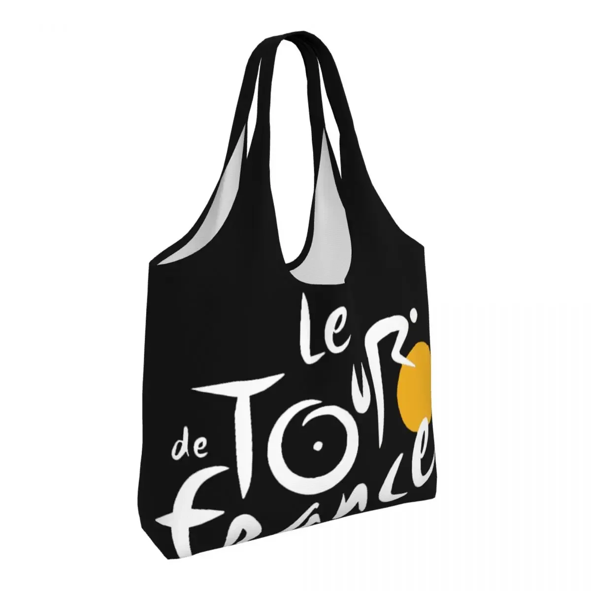 Sac fourre-tout imprimé Le Tour The France, sacs à main drôles, sacs de shopping français, sacs de vélo initiés, toile de bungalow