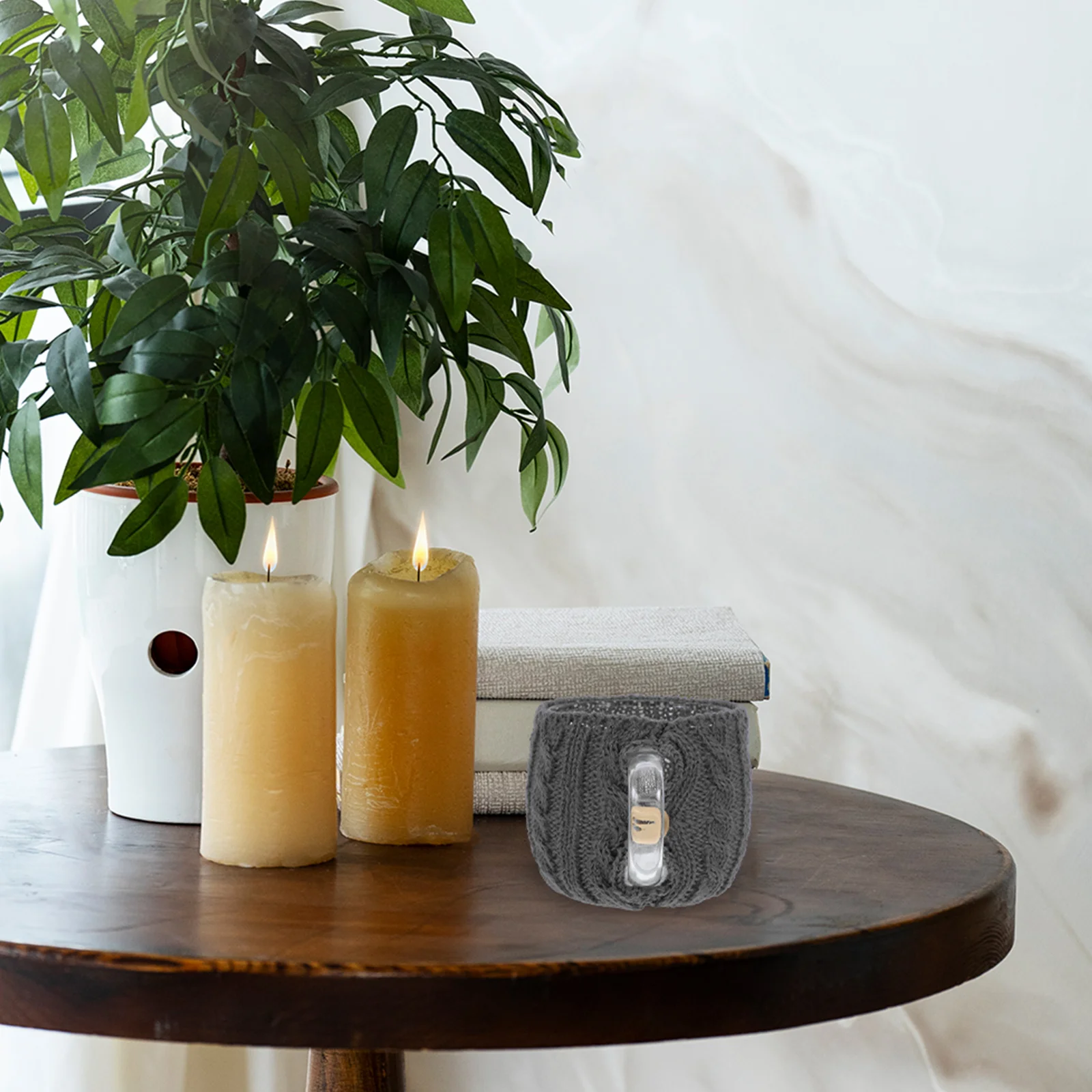 

2pcs Knitted Mug Sleeves Reusable Coffee Cup Covers For Mugs Tea Cup Cozy Insulation Sleeve Protection Against Burns Stylish