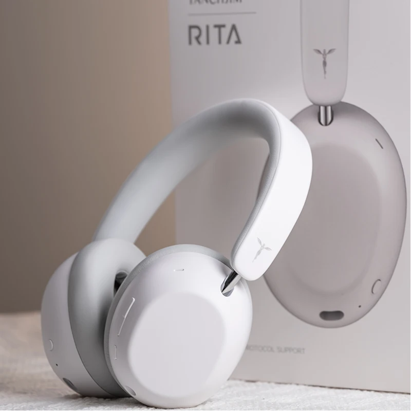 

TANCHJIM RITA HiFi Bluetooth Headset Wireless/Wired LDAC ANC・ENC 40mm DMT5 Dynamic Driver Bluetooth 6.0 + 3.5mm Gaming Over-Ear