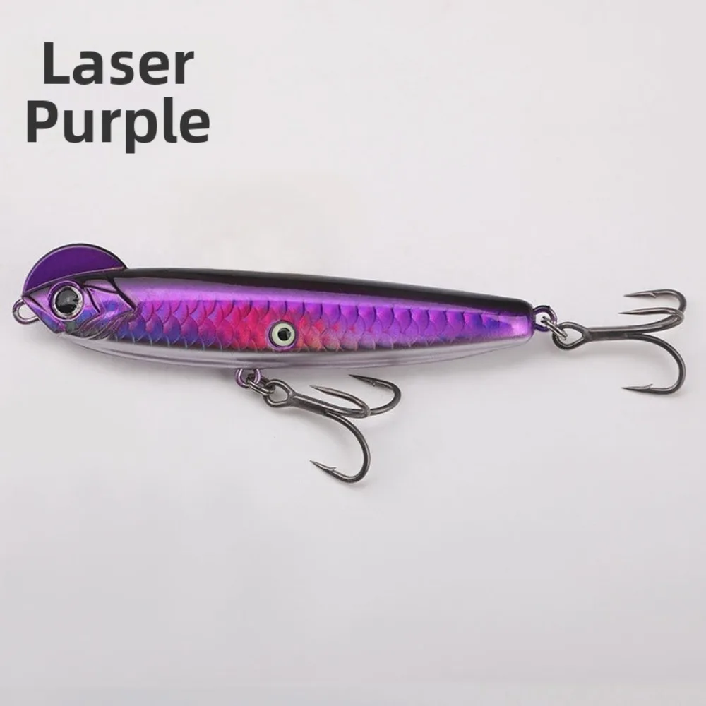Sinking Type Pencil Lure Full Water Column Solid Body Full Water Column Lure Triple Hook Long-Cast Design Long-Cast Pencil Lure