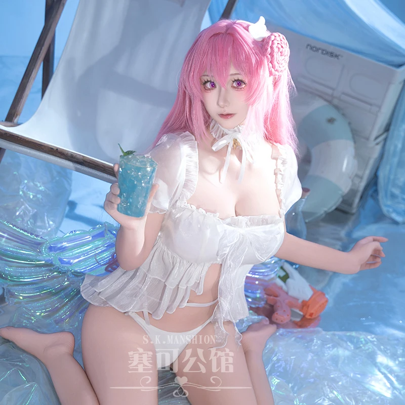 لعبة جديدة NIKKE آلهة النصر دوروثي ‌   تأثيري حلي فتاة ملابس السباحة أعلى السروال مجموعة مثير بيكيني ملابس السباحة الموحدة