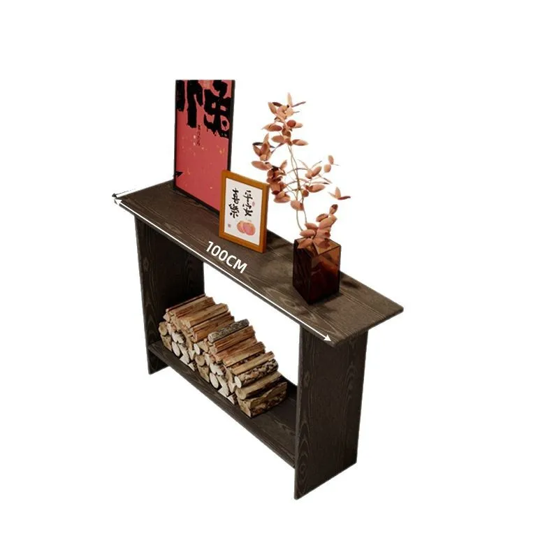 

#For Wabi Sansan Wind Entrance Table Solid Wood Entrance Table Homestay Living Room Log Wind Entrance Taichung Antique